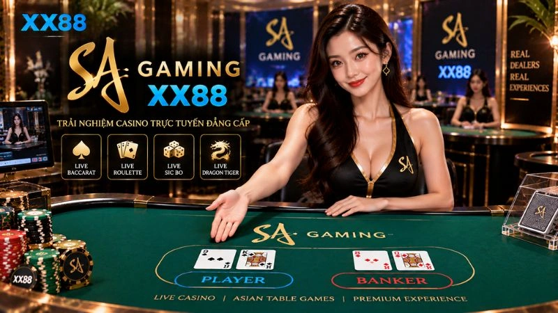 SA Gaming XX88 – Sảnh Live Casino Trực Tuyến Hàng Đầu Châu Á